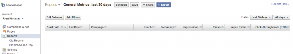 Facebook Ad Manager